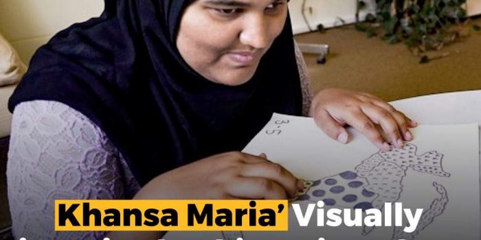 khansa Maria visually impaired Pakistani student wins scholorship to oxford